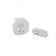 DIO 1.0 Set Square deurgongen met beldrukker Wit
