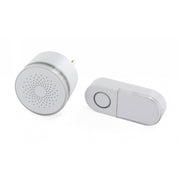 DIO 1.0 Set Round deurgong 230v met deurbel drukker Wit