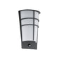 Eglo Breganzo 1 Wand Buitenlamp + Sensor Antraciet/Opaal