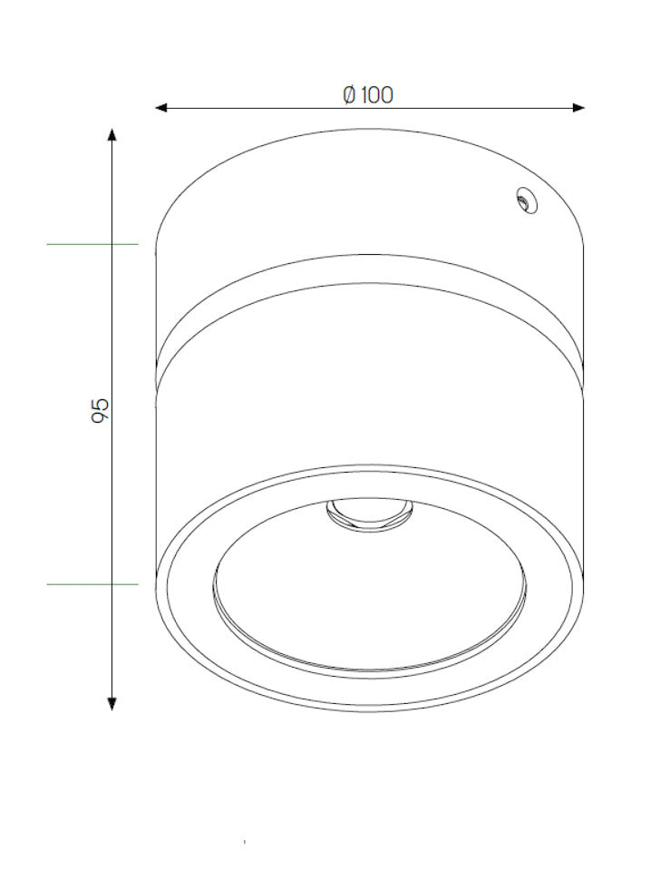 1-Lichts Bloc Spot – Wit 2700K Warm Wit  Dimbaar 2251-1-8
