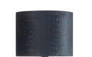 Velourse stoffenkap + reliëf 35cm O4424.41  Zwart/Goud OP=OP De laatste Showroom model