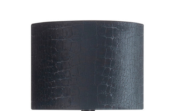 Losse Velourse stoffenkap + reliëf 35cm Black/Goud