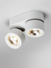 2-Lichts Block Spot – Wit | Warm Wit 2700K | Dimbaar