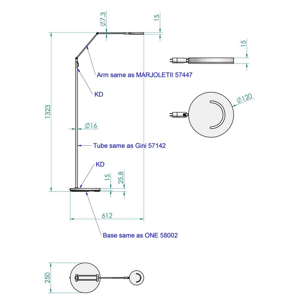 Steinhauer Soleil LED Vloer/Leeslamp 3257ZW - De Smid Verlichting