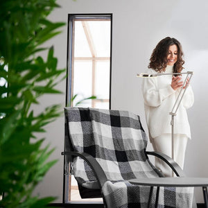 Steinhauer Soleil LED Vloer/Leeslamp 3257ST Nikkelmat