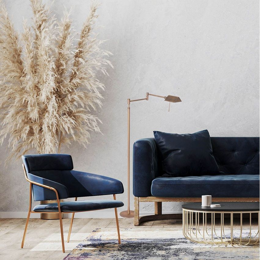 Steinhauer Retina Vloerlamp 3083BR 10watt/1000lumen Brons - De Smid Verlichting