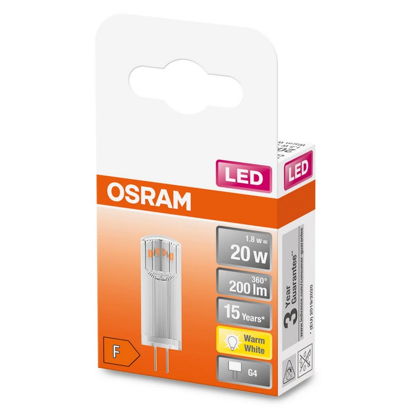 Osram LED Pin20 12V 1,8W 827 G4 2700K