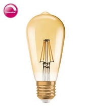 Osram Filament-LED Vintage 1906 Edison ledlamp ST64 Gold 7W E27