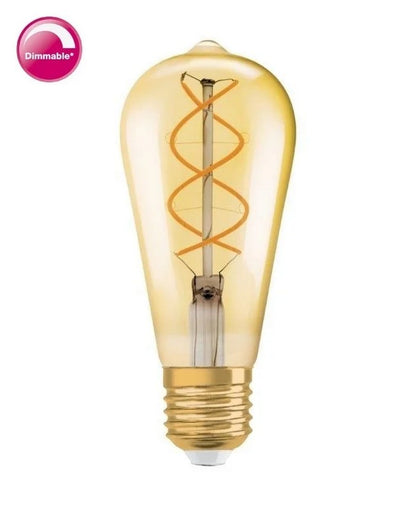 Osram Filament-LED Vintage 1906 Edison ledlamp ST64 Gold 4,5W E27