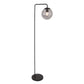 Steinhauer Bollique Vloerlamp 3325ZW Zwart/Rook Glas