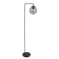 Steinhauer Bollique Vloerlamp 3325ZW Zwart/Rook Glas