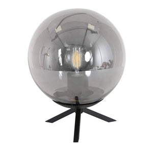 Steinhauer Bollique Tafellamp 3323ZW Zwart/Smoke glas