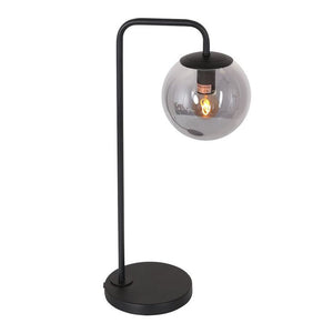 Steinhauer Bollique Tafellamp 3324ZW Zwart/Smoke glas