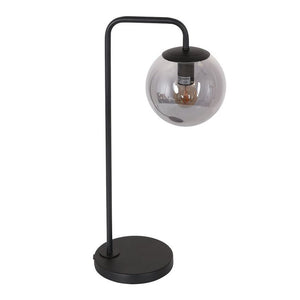 Steinhauer Bollique Tafellamp 3324ZW Zwart/Smoke glas