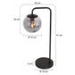Steinhauer Bollique Tafellamp 3324ZW Zwart/Smoke glas