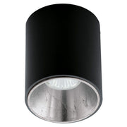 Polasso Pro Opbouw Plafondspot Zwart/Zilver