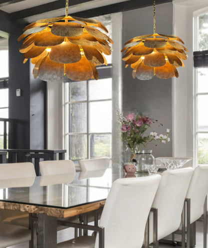 Leclercq &amp; Bouwman Artisjok hanglamp 13 lichts LB046/12+1R-BR