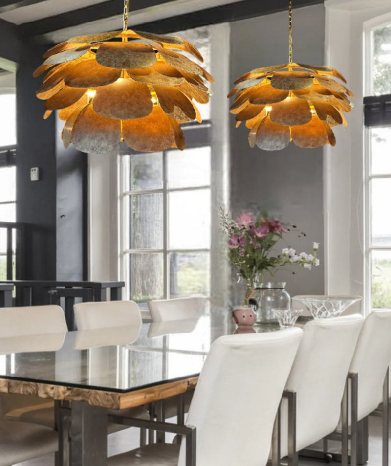Leclercq & Bouwman Artisjok hanglamp 13 lichts LB046/12+1R-BR