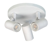 Piccolo 3-Lichts Mini Spot Rond Wit