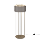 Ztahl Aosta vloerlamp Quartz met Kap Mercury Bamboo