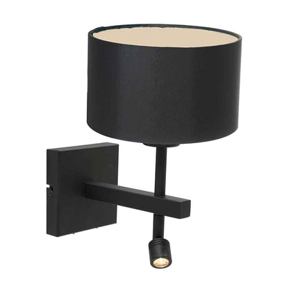 Steinhauer Wandlamp met extra onder spot + Kap 7193ZW