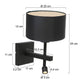 Steinhauer Wandlamp met extra onder spot + Kap 7193ZW