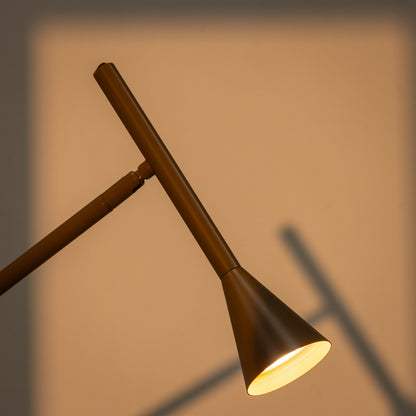 ETH Kim Vloerlamp 1x GU10 Zwart 05-VL8016-30 Zwart