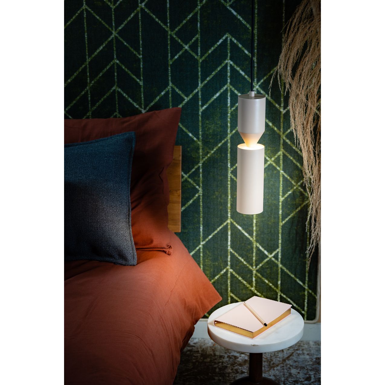 ETH Pencil Hanglamp 2xGU10 ex.bulb 05-HL4222-59 Mat Sand - De Smid Verlichting