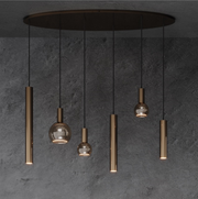 Ztahl Riva 6-Lichts Hanglamp Ovaal 120x40cm 4395-9005