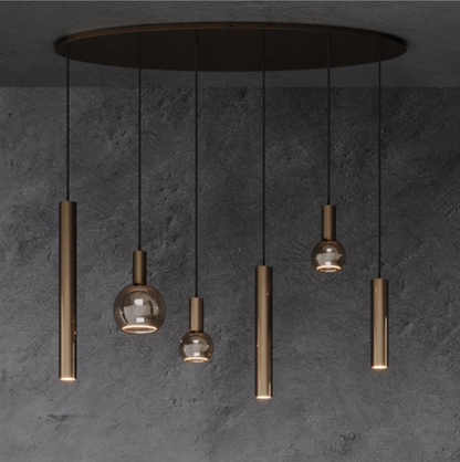 Ztahl Riva 6-Lichts Hanglamp Ovaal 120x40cm 4395-9005