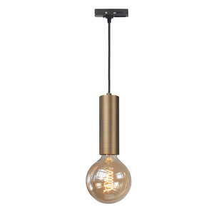 Highlight Track 1-Lichts Pendel E27 + adapter H5004.32  Brons