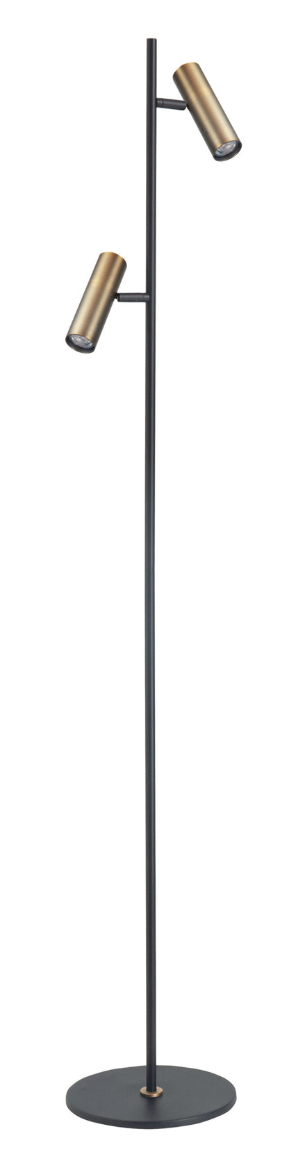 Highlight Trend 2-Lichts vloerlamp V4732.32 Zwart/Brons