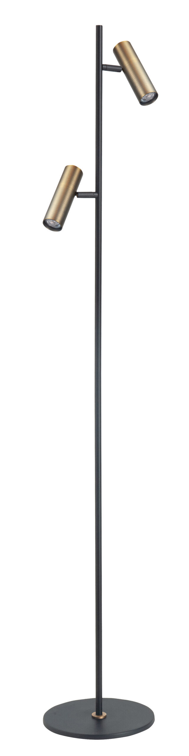 Highlight Trend 2-Lichts vloerlamp V4732.32 Zwart/Brons