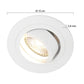 Steinhauer Pélite Inbouwspot rond 7304W Wit