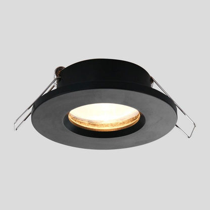 Badkamer Inbouwspot rond Zwart IP44