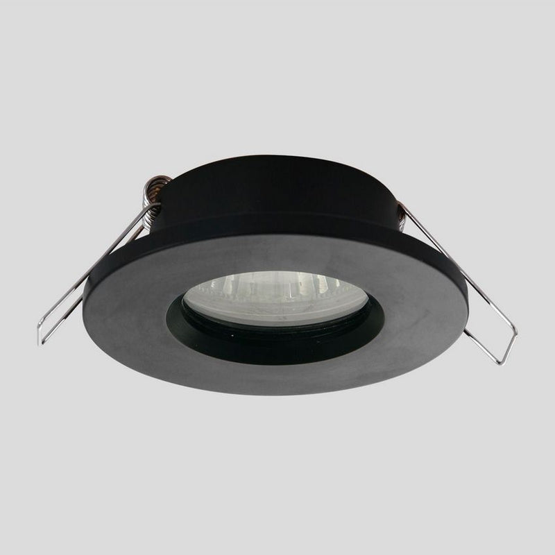 Badkamer Inbouwspot rond Zwart IP44