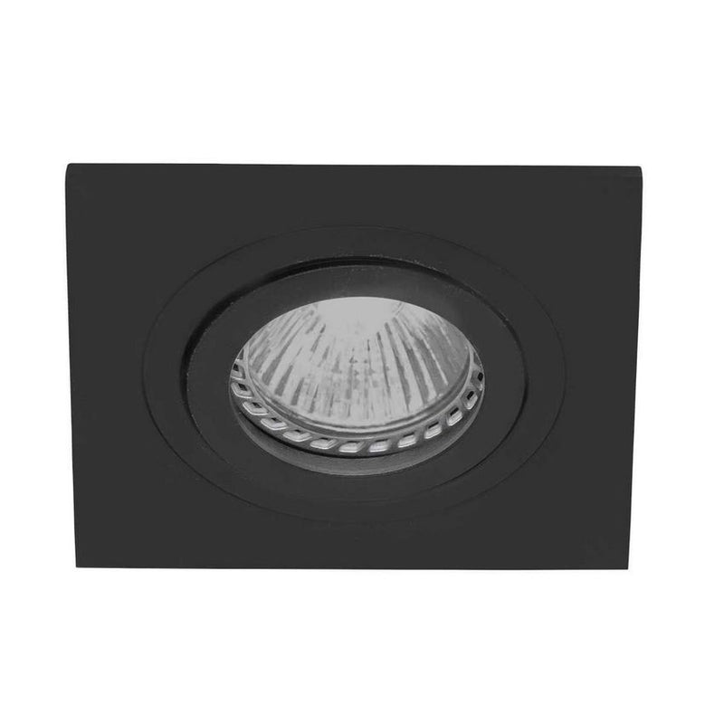Steinhauer Inbouwspot Pélite spot 7305ZW Zwart 10 x 10