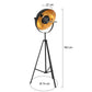 Mexlite Sunflower vloerlamp 3664ZW Zwart/Goud