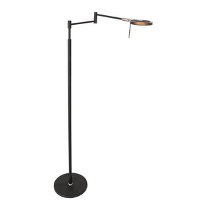 Steinhauer Turound Vloer/Leeslamp 3082ZW Zwart