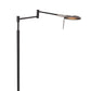 Steinhauer Turound Vloer/Leeslamp 3082ZW Zwart