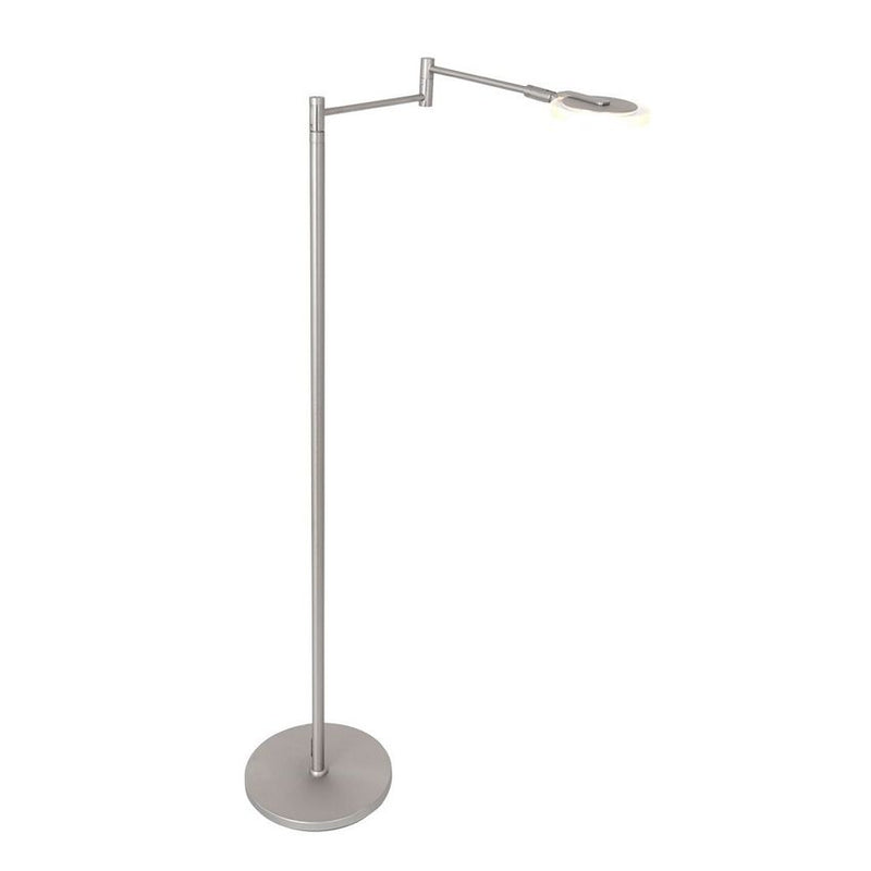 Steinhauer Turound Vloer/Leeslamp 3081ST Staal (Geborsteld metaal)