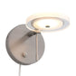 Steinhauer Turound Wandlamp 3096ST Staal (Geborsteld Staal)