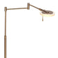 Steinhauer Turound LED 1L-Vloer-Leeslamp 3082BR Brons
