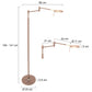 Steinhauer Turound LED 1L-Vloer-Leeslamp 3082BR Brons