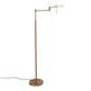 Steinhauer Turound LED 1L-Vloer-Leeslamp 3082BR Brons