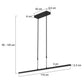 Steinhauer Bande Hanglamp 3319ZW Zwart 114,5cm De Laatste Showroom model