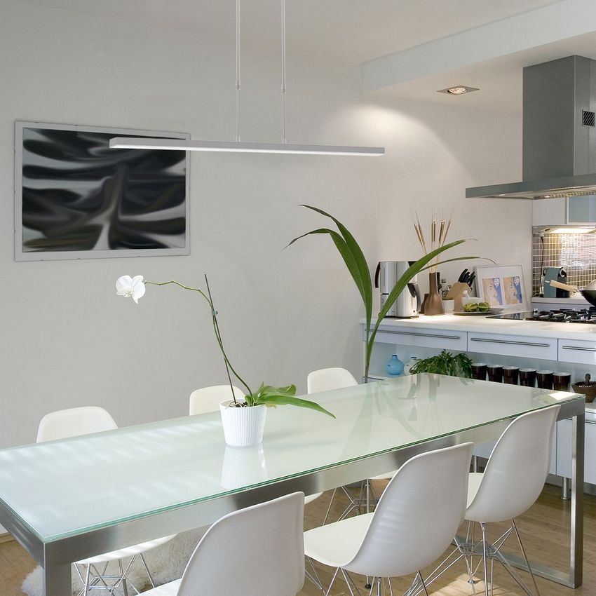 Steinhauer Bande Hanglamp 3320ST Geborsteld Staal 150cm De Laatste Showroom model
