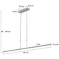 Steinhauer Bande Hanglamp 3320ST Geborsteld Staal 150cm De Laatste Showroom model