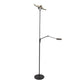 Steinhauer Soleil 2-Lichts Vloerlamp 183cm Zwart 3258ZW