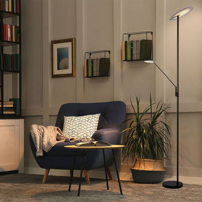 Steinhauer Daphne 2-Lichts Vloerlamp 3392ZW Zwart